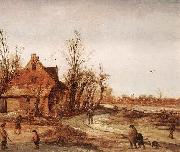 Winter Landscape Esaias Van de Velde